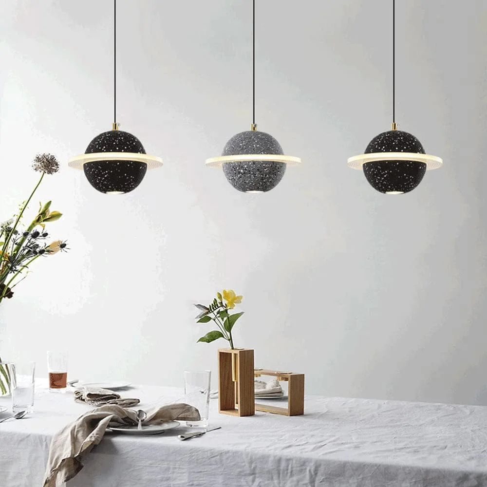 لوستر کوچک آویز LED طرح سنگ Ball Terrazzo - چراغ آویز تک سر سیمانی با طراحی خاص، مناسب برای تزئین بالای تخت و اتاق خواب، رنگ سبز، برای اتاق نشیمن لوستر کوچک آویز LED طرح سنگ Ball Terrazzo - چراغ آویز تک سر سیمانی با طراحی خاص، مناسب برای تزئین بالای تخت و اتاق خواب، رنگ سبز، برای اتاق نشیمن