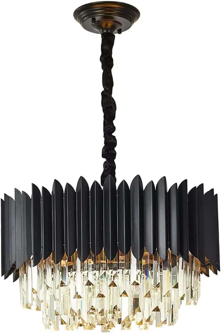 Luxury Hotel Atmosphere Restaurant Light,For Living Room Bedroom Dining Room Lamps,E27 Nordic Postmodern Light Luxury Crystal Chandelier,American Modern Crystal,