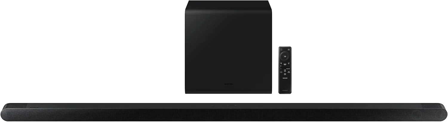 ساندبار بی سیم 3.1.2 کاناله سامسونگ با Dolby Atmos/dts Virtual:x و 2 بلندگوی رو به بالا و ساب ووفر داخلی و اتصال بلوتوث - HW-S800B/ZN