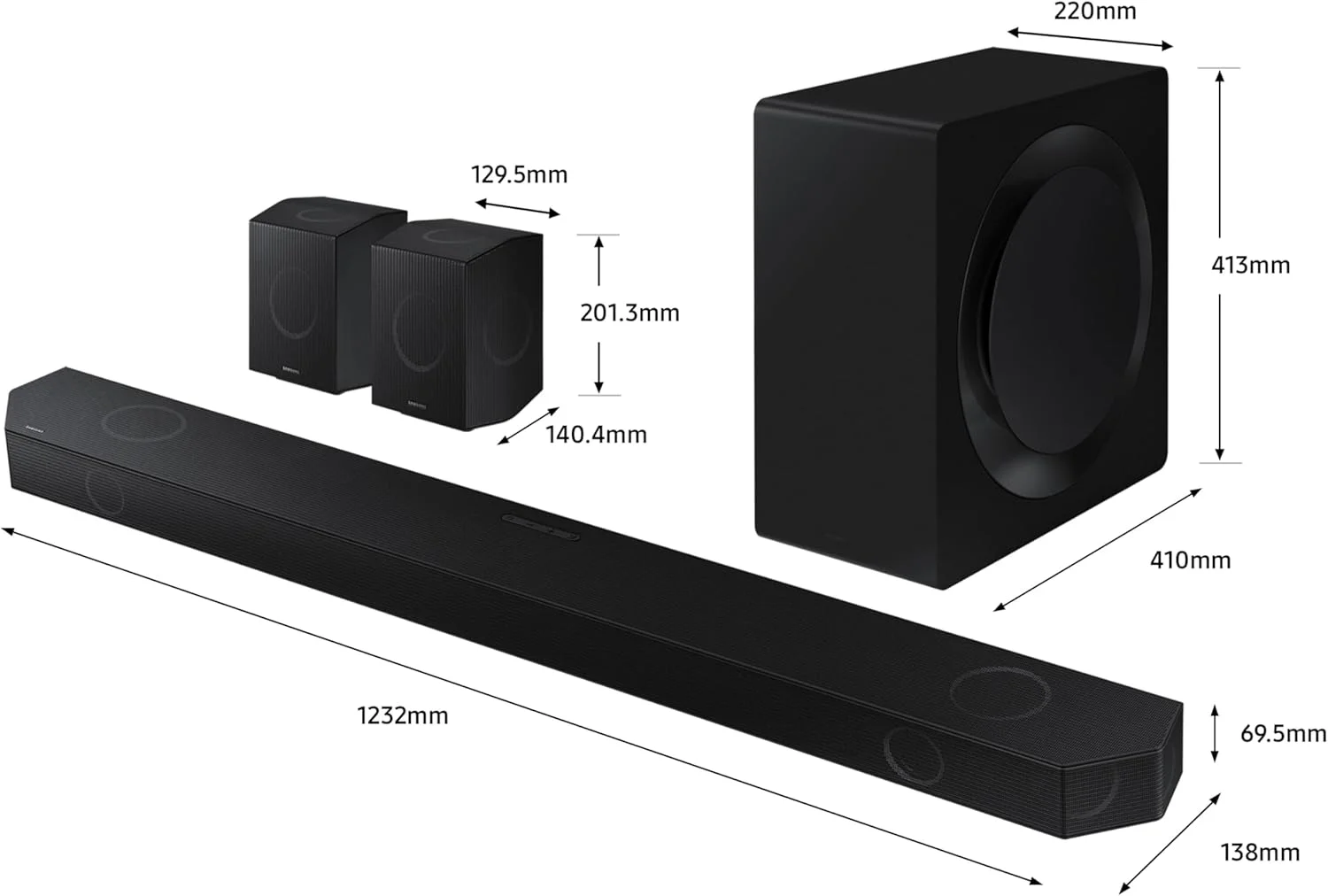 ساندبار سری Q سامسونگ، Q990D، 11.1.4 کاناله، ساب ووفر و بلندگوی عقب، Dolby Atmos بیسیم، Q-Symphony، SpaceFit Sound Pro، HW-Q990D/ZN (نسخه امارات 2024) ساندبار سری Q سامسونگ، Q990D، 11.1.4 کاناله، ساب ووفر و بلندگوی عقب، Dolby Atmos بیسیم، Q-Symphony، SpaceFit Sound Pro، HW-Q990D/ZN (نسخه امارات 2024)