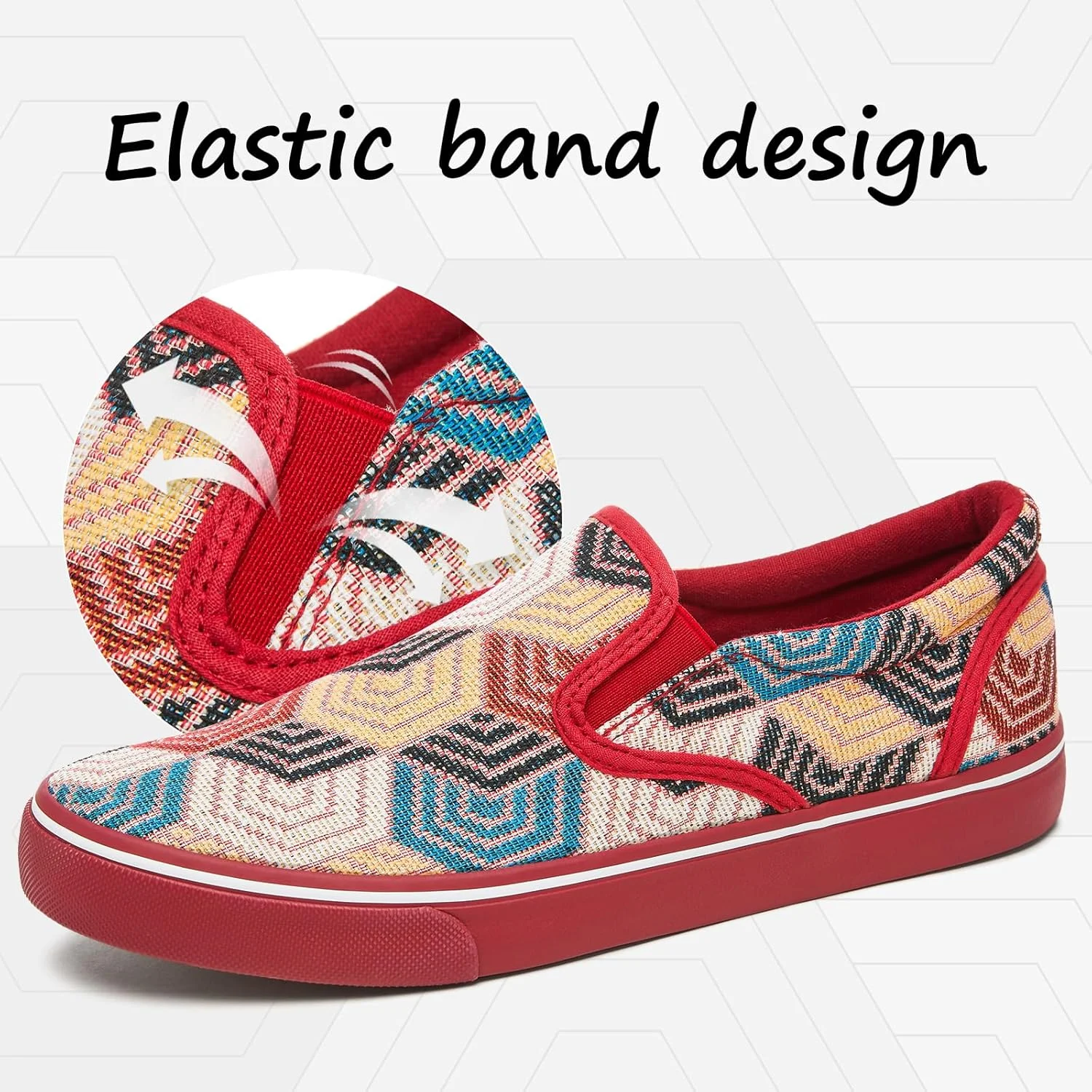 کفش‌های کالج مردانه یاگیان، کفش‌های کتانی مشکی بومى، کفش‌های مد روز غیررسمى آبی بومى، قرمز شرابی بومى، سایز 8.5