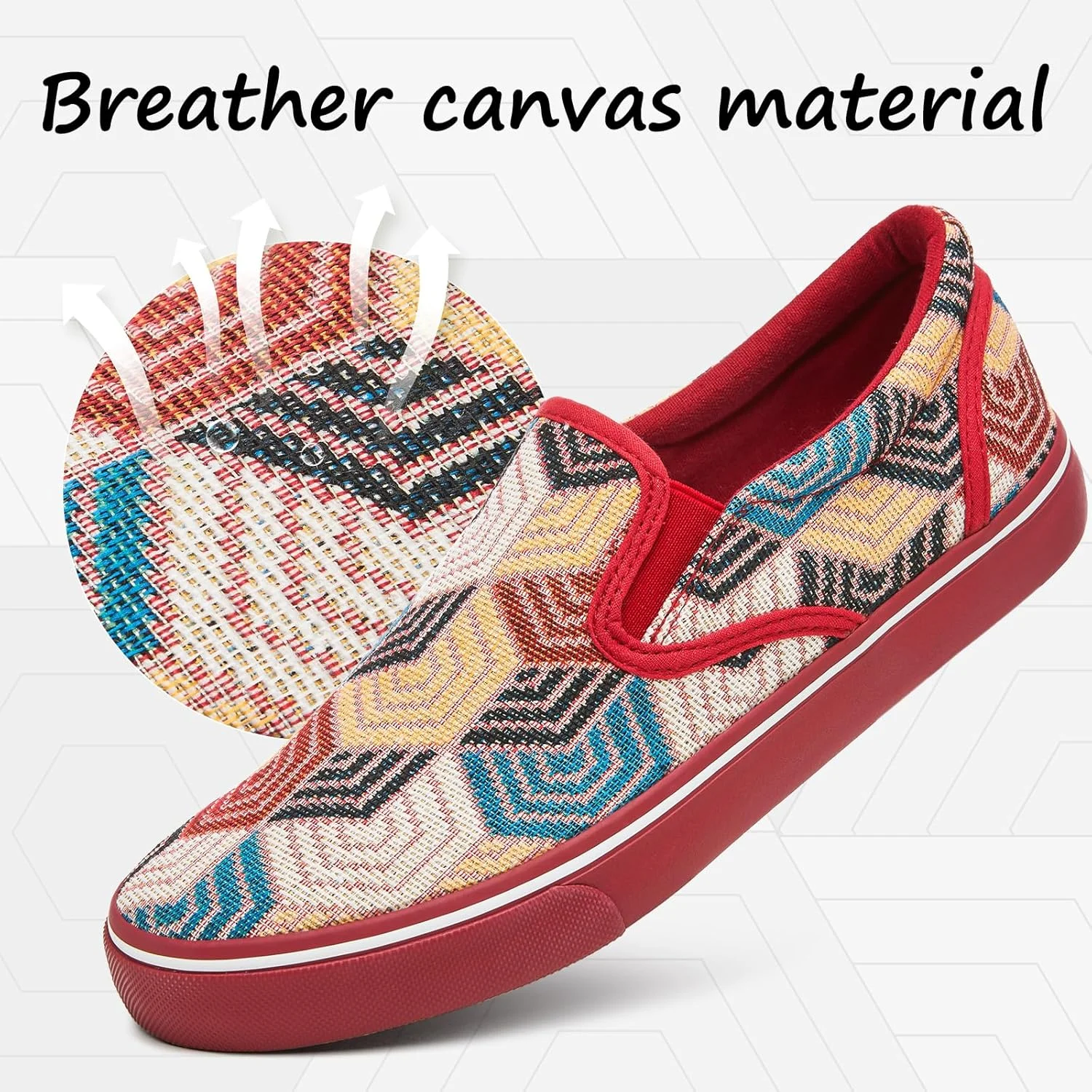 کفش‌های کالج مردانه یاگیان، کفش‌های کتانی مشکی بومى، کفش‌های مد روز غیررسمى آبی بومى، قرمز شرابی بومى، سایز 8.5