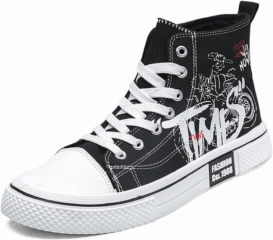 کفش‌های کتانی ساق بلند بنددار کلاسیک غیررسمی مناسب پیاده‌روی زنانه و مردانه ولرانگ