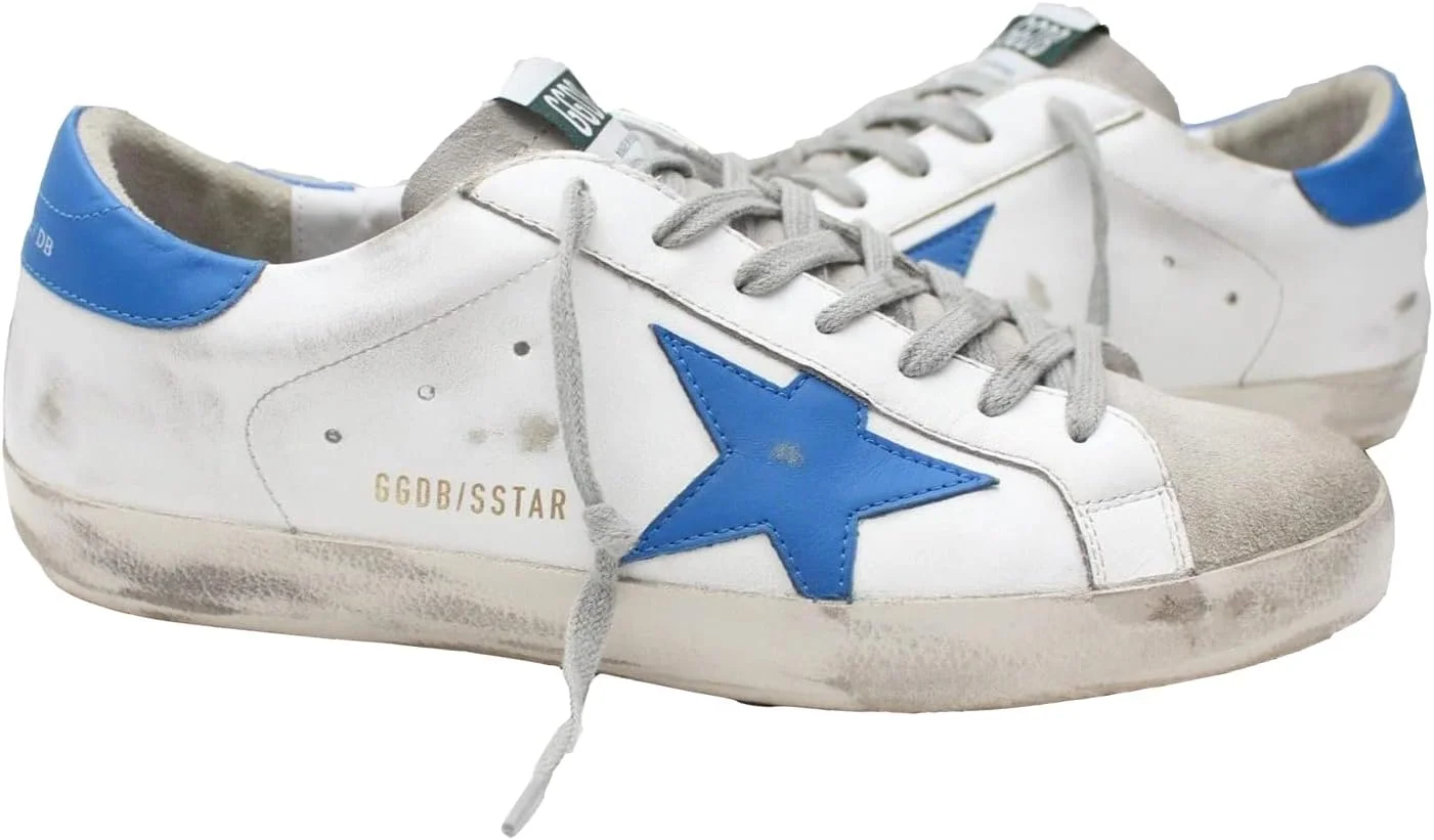 کفش‌های کتانی طلایی گوس، مناسب محیط کار، فشن، چرمی، بنددار، تنفس‌پذیر، غیررسمی، مردانه