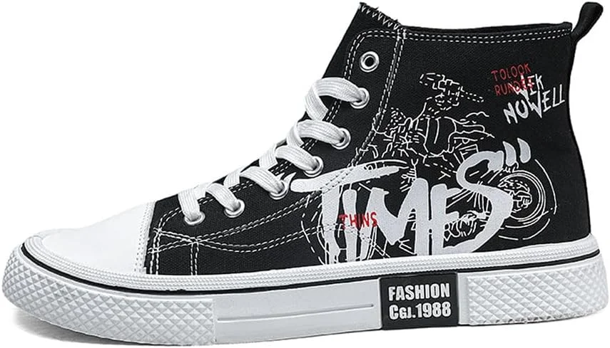 کفش‌های کتانی ساق بلند بنددار کلاسیک غیررسمی مناسب پیاده‌روی زنانه و مردانه ولرانگ