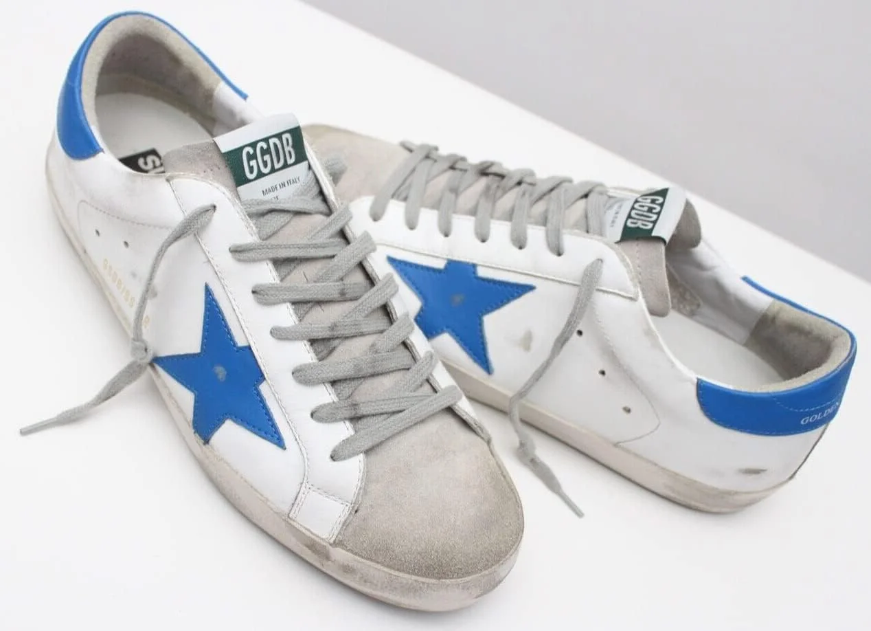 کفش‌های کتانی طلایی گوس، مناسب محیط کار، فشن، چرمی، بنددار، تنفس‌پذیر، غیررسمی، مردانه