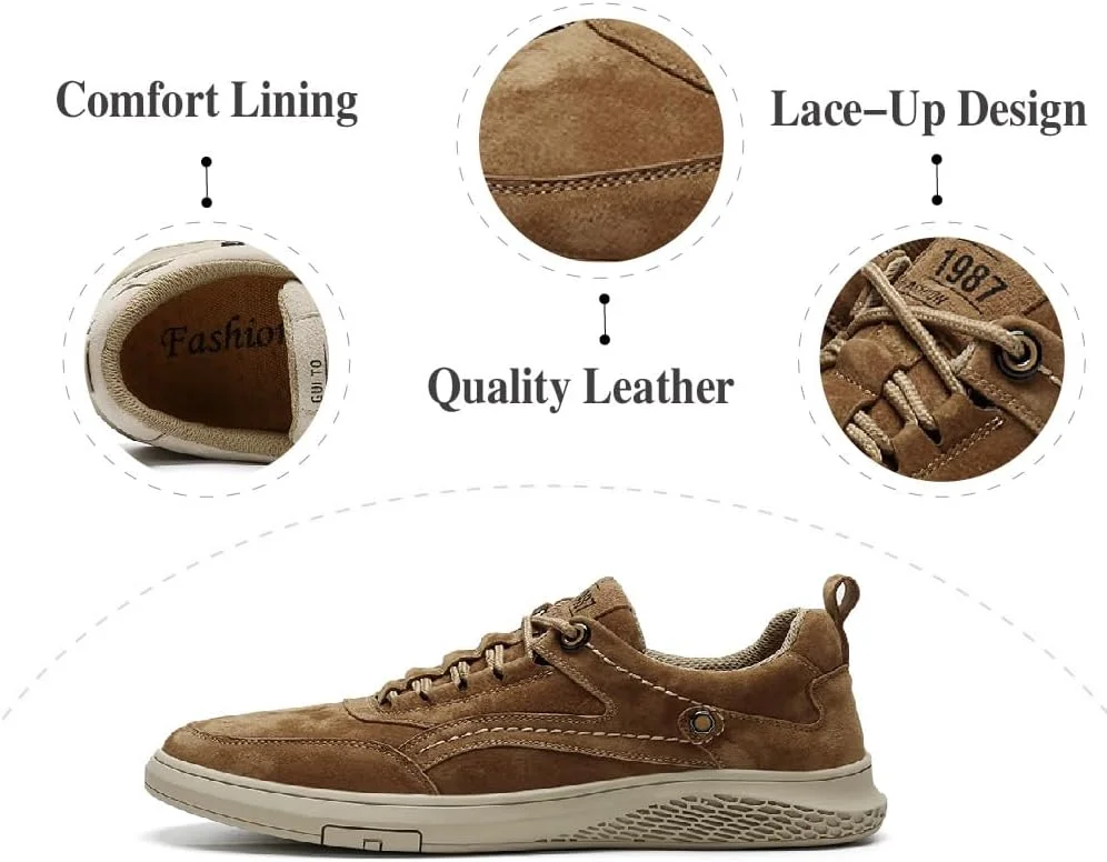 کفش‌های کتانی مردانه غیررسمی، نرم، تنفسی، سبک وزن، ضد لغزش، مناسب رانندگی، شیک و مناسب کار