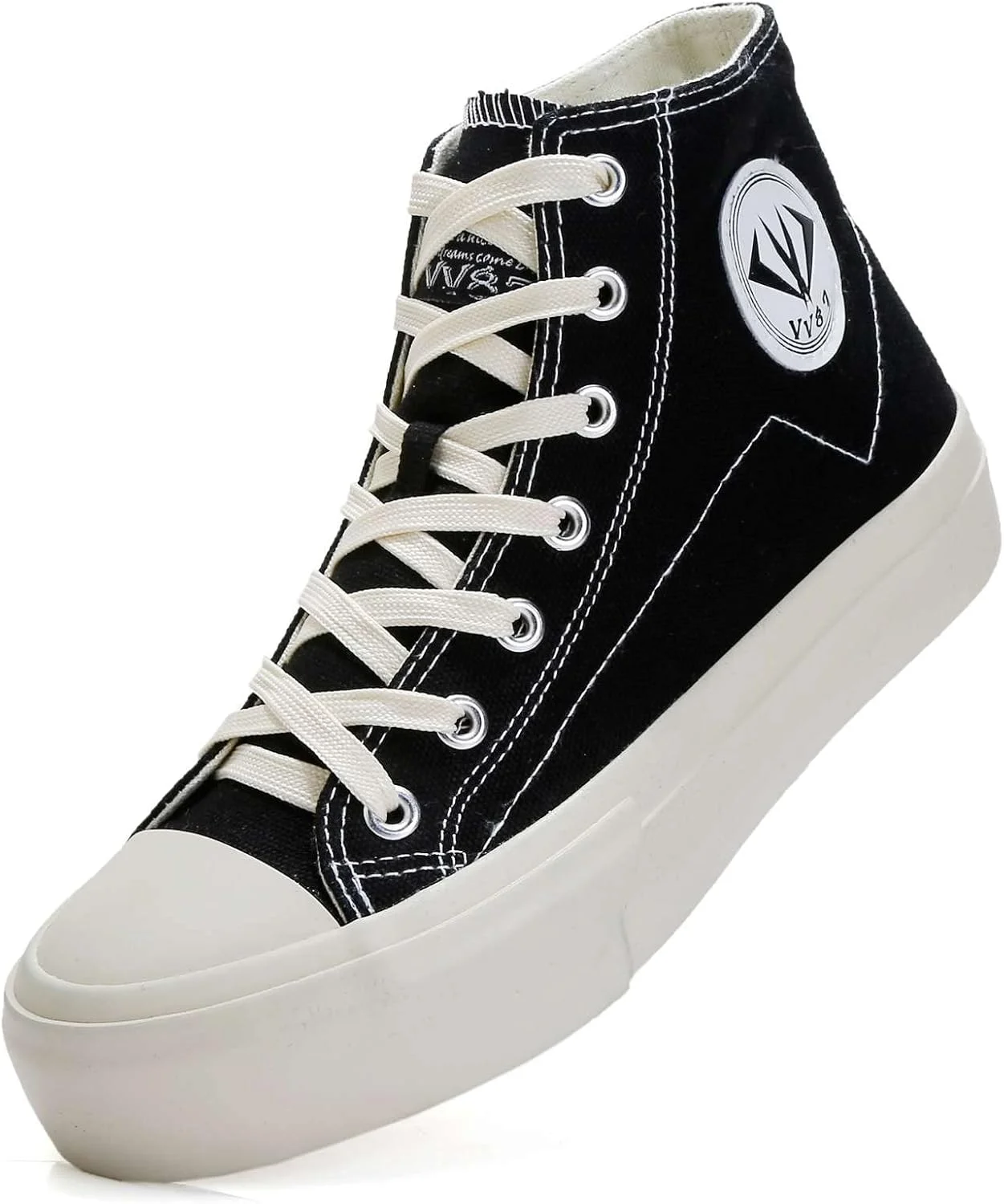 کفش های کتانی ساق بلند کلاسیک و راحت VV87، شیک، سبک وزن و مناسب پیاده روی روزمره، унисекс کفش های کتانی ساق بلند کلاسیک و راحت VV87، شیک، سبک وزن و مناسب پیاده روی روزمره، унисекс