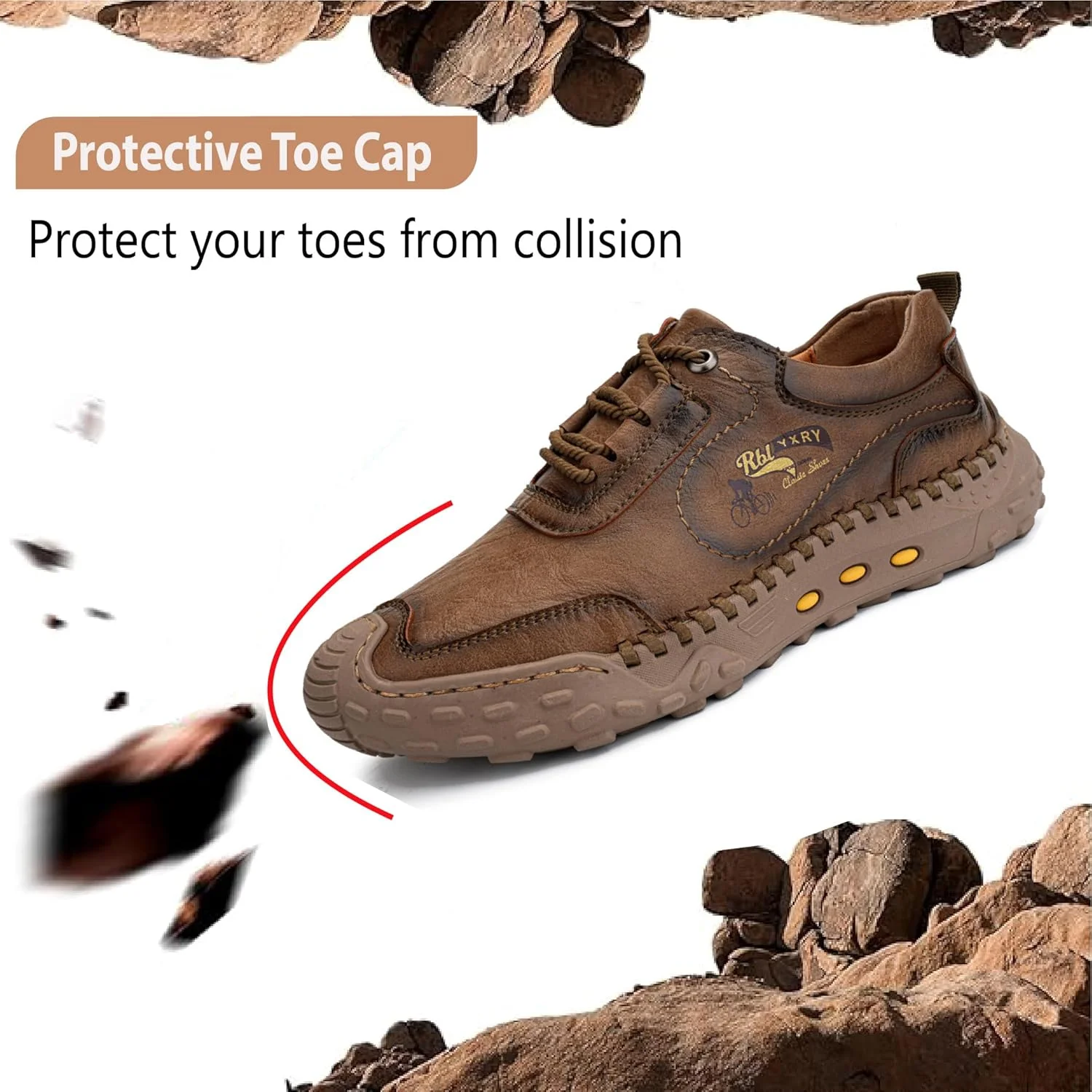 کفش‌های پیاده‌روی مردانه غیررسمی، سبک و راحت، بند دار، کتانی تخت ضد لغزش، کفش‌های رانندگی، مد روز و کلاسیک