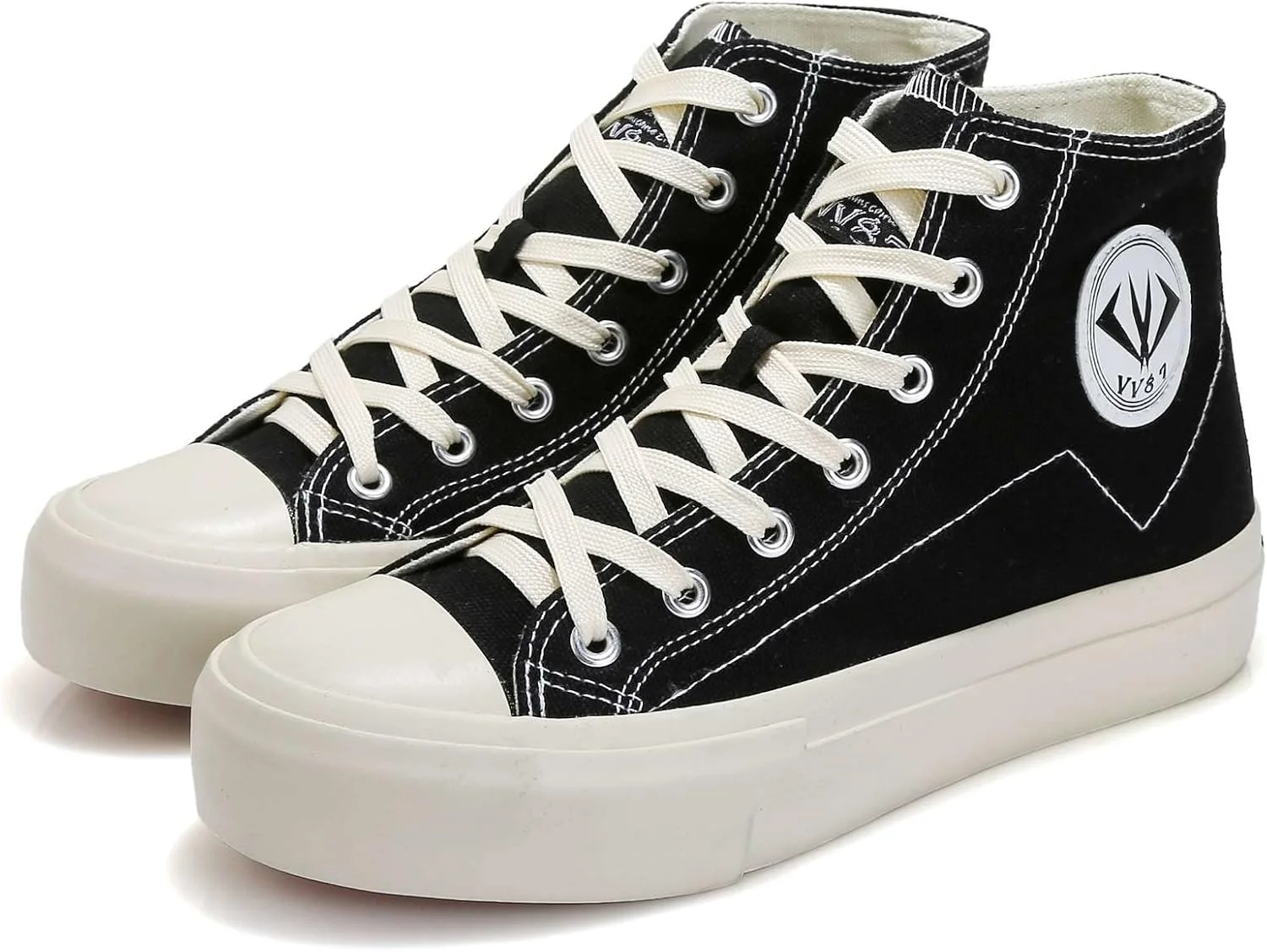 کفش های کتانی ساق بلند کلاسیک و راحت VV87، شیک، سبک وزن و مناسب پیاده روی روزمره، унисекс