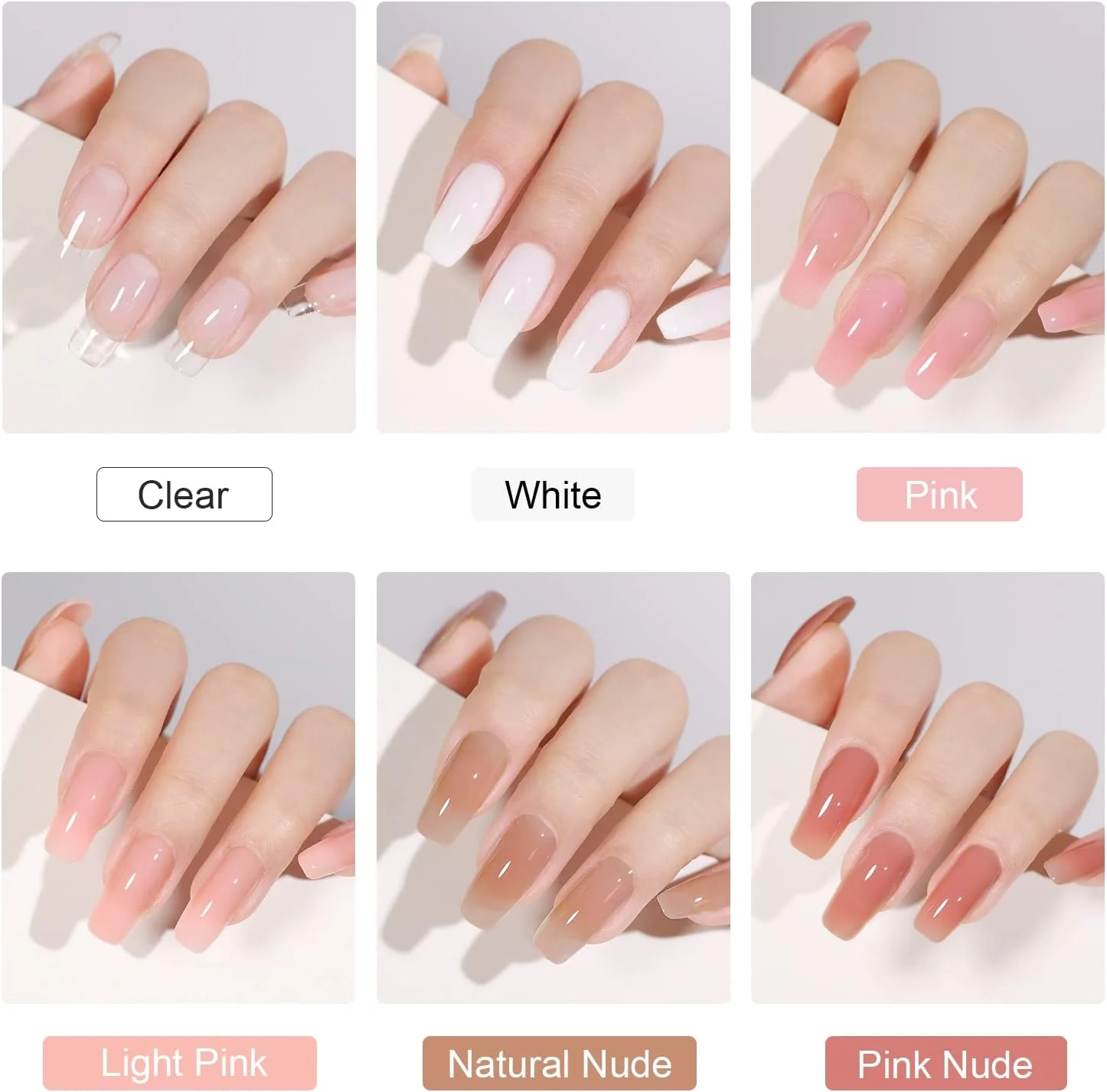 کیت ژل پلی ناخن GAOY با کیت استارتر نور UV، کیت اکستنشن ژل بیلدر 6 عددی برای مبتدیان با همه چیز برای طراحی ناخن در خانه کیت ژل پلی ناخن GAOY با کیت استارتر نور UV، کیت اکستنشن ژل بیلدر 6 عددی برای مبتدیان با همه چیز برای طراحی ناخن در خانه