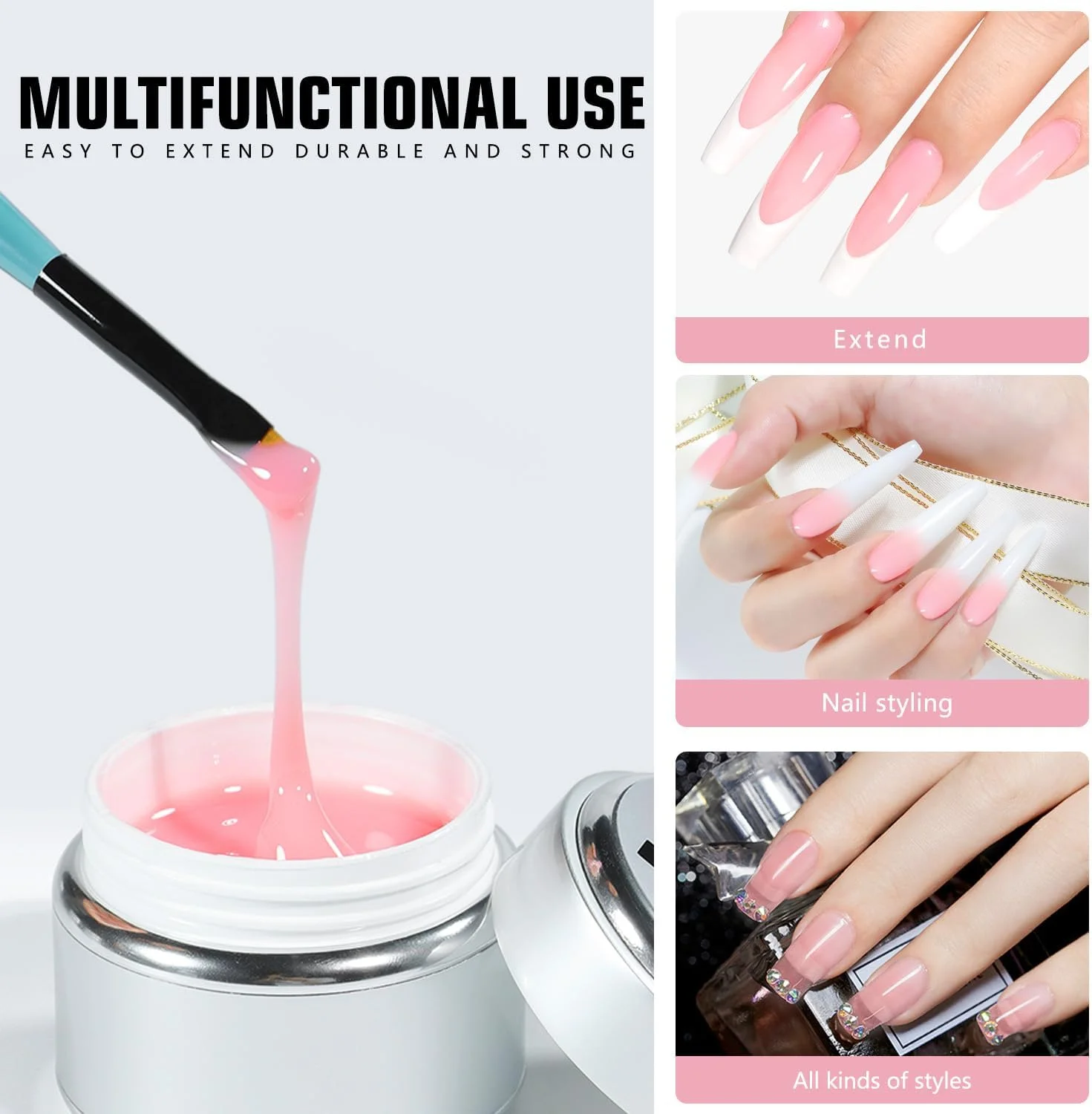 ژل بیلدر بیوتیلاکس برای ناخن های ژلی، 55 گرم ژل ناخن بیلدر صورتی، ژل تقویت کننده ناخن بدون TPO، ژل اکستنشن ناخن بیلدر برای ترمیم، تقویت و اکستنشن (BHB55-12) ژل بیلدر بیوتیلاکس برای ناخن های ژلی، 55 گرم ژل ناخن بیلدر صورتی، ژل تقویت کننده ناخن بدون TPO، ژل اکستنشن ناخن بیلدر برای ترمیم، تقویت و اکستنشن (BHB55-12)