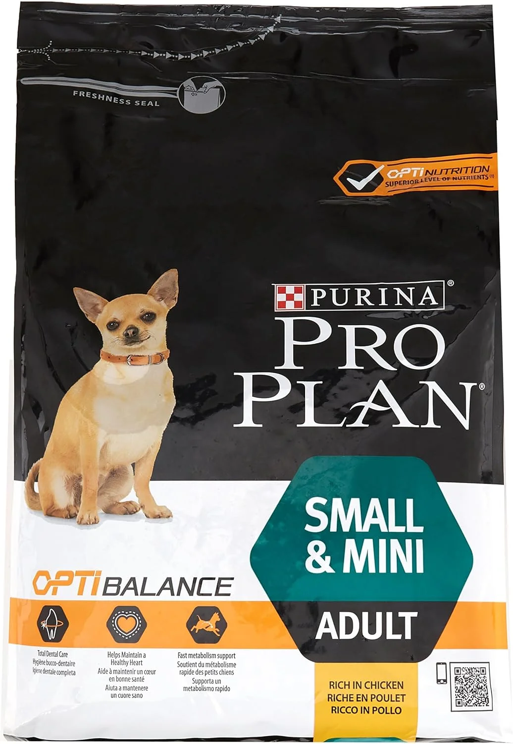 غذای خشک سگ بالغ نژاد کوچک و مینی Purina Pro Plan Optibalance - وزن 3 کیلوگرم