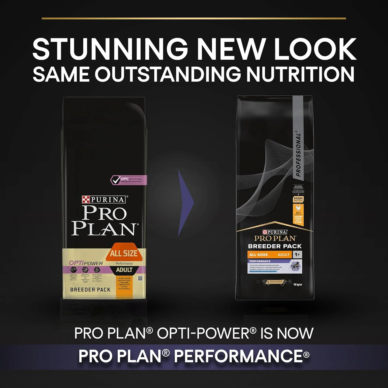 غذای خشک سگ بالغ با طعم مرغ، مناسب تمامی نژادها، پرو پلن پرفورمنس، 18 کیلوگرم