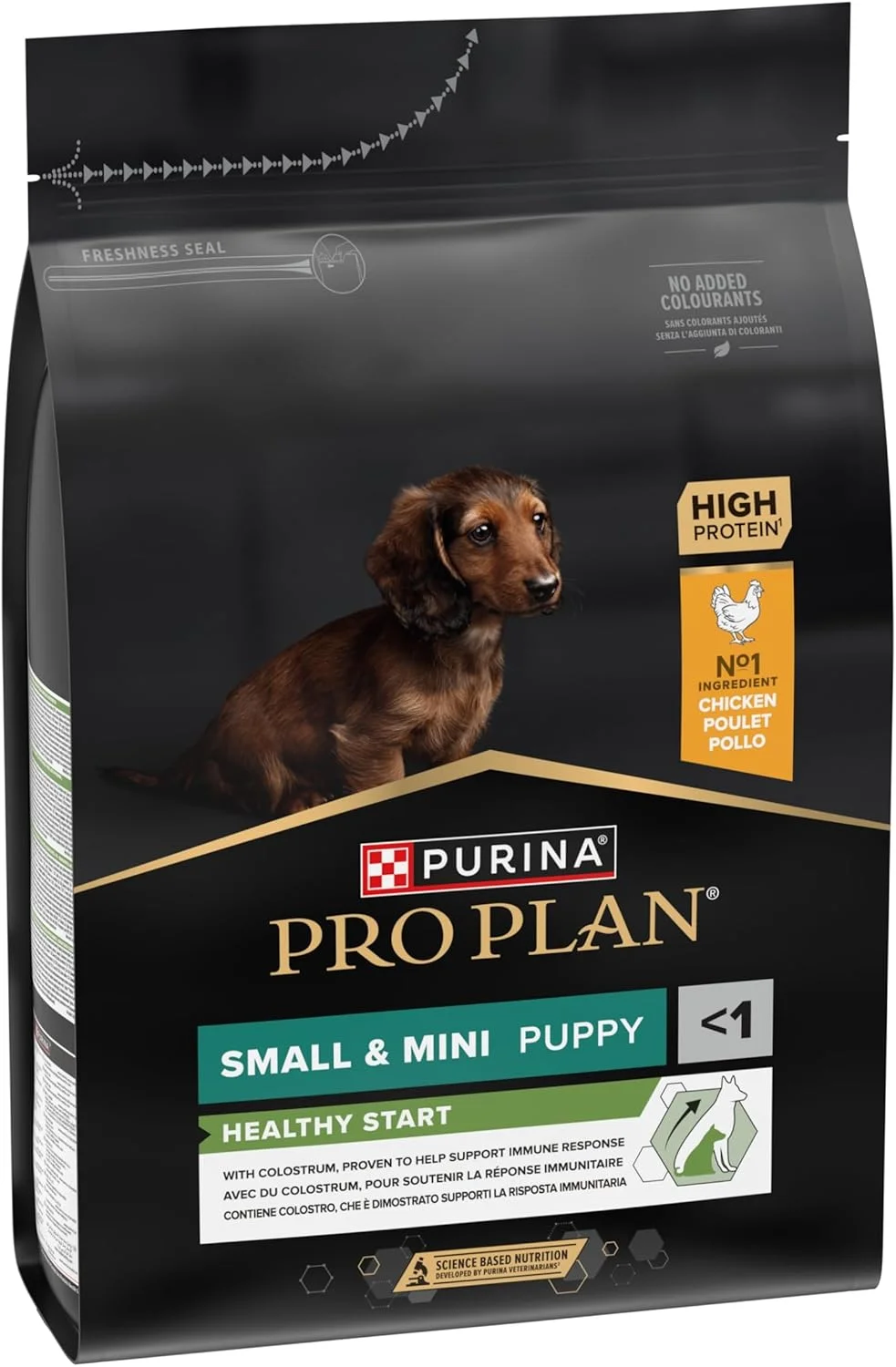 غذای خشک سگ نژاد کوچک و مینی توله سگ Purina Pro Plan Healthy Start با طعم مرغ، 3 کیلوگرم