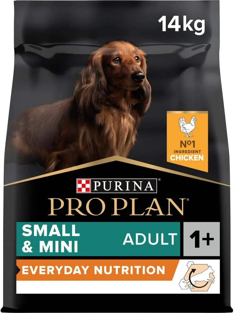 غذای خشک سگ بالغ نژاد کوچک و مینی با طعم مرغ Purina Pro Plan Everyday Nutrition، ۱۴ کیلوگرم