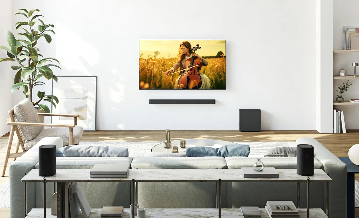 بلندگوهای بی سیم پشتی Sony BRAVIA Theater Rear 8 SA-RS8 برای BRAVIA Theater (BAR 8, BAR 9)، HT-A7000/A5000/A3000 و STR-AN1000، مدل 2025