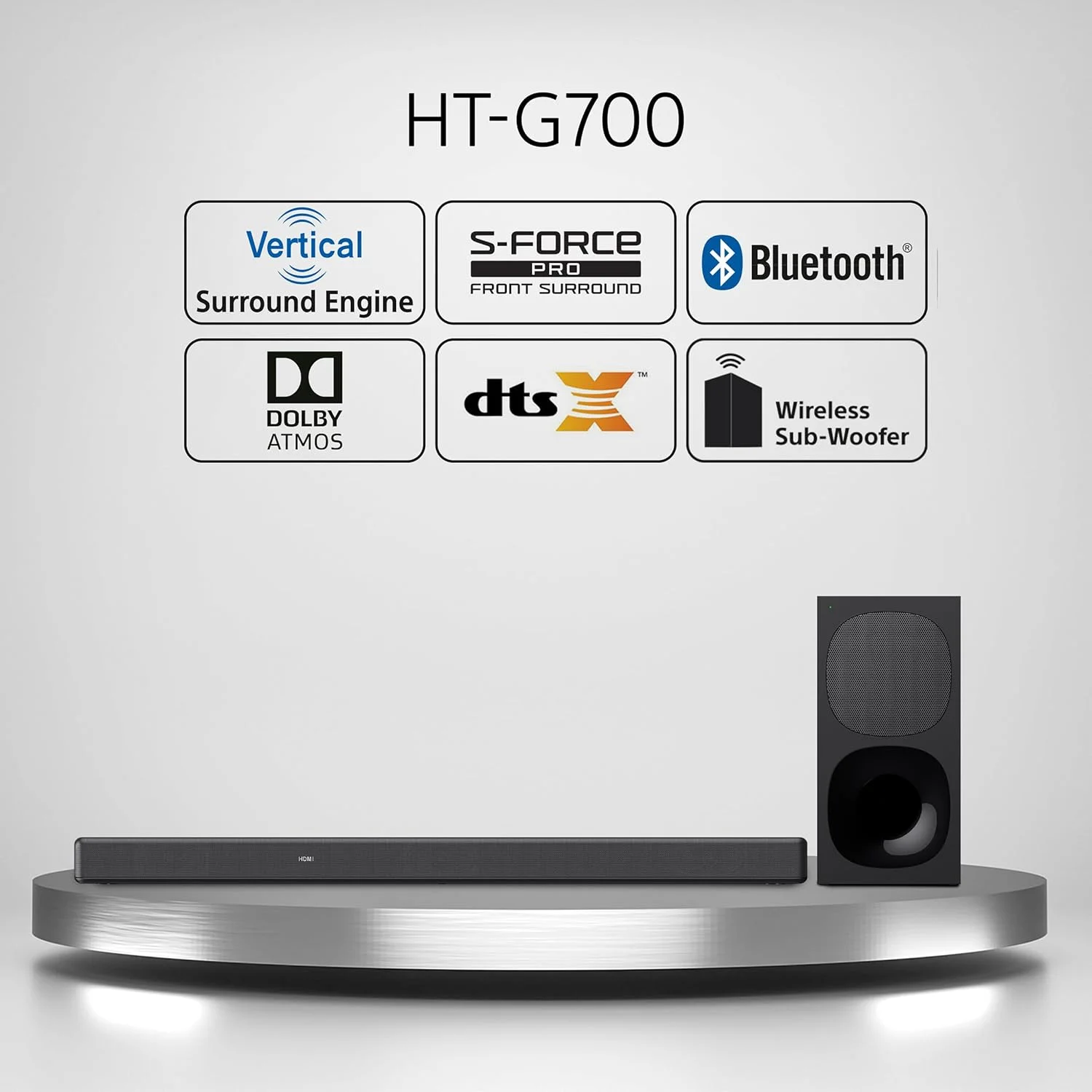 ساندبار 3.1 کاناله سونی HT-G700 با فناوری بلوتوث و Dolby Atmos/DTS:X