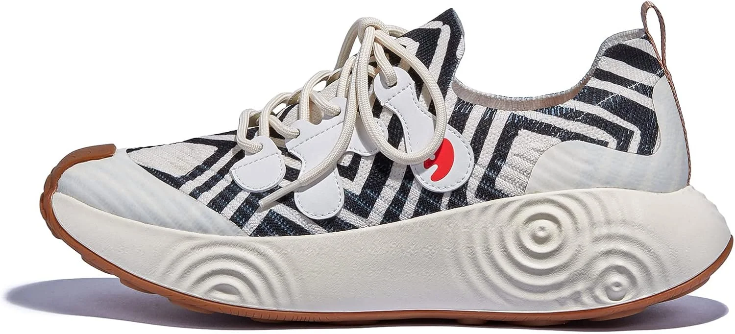 کفش پیاده روی مردانه پلتفرم UIN، کفش کتانی مسافرتی راحت و غیررسمی با طرح هنری براوا، براوا Ⅰ- ماز کلاسیک، سایز 9