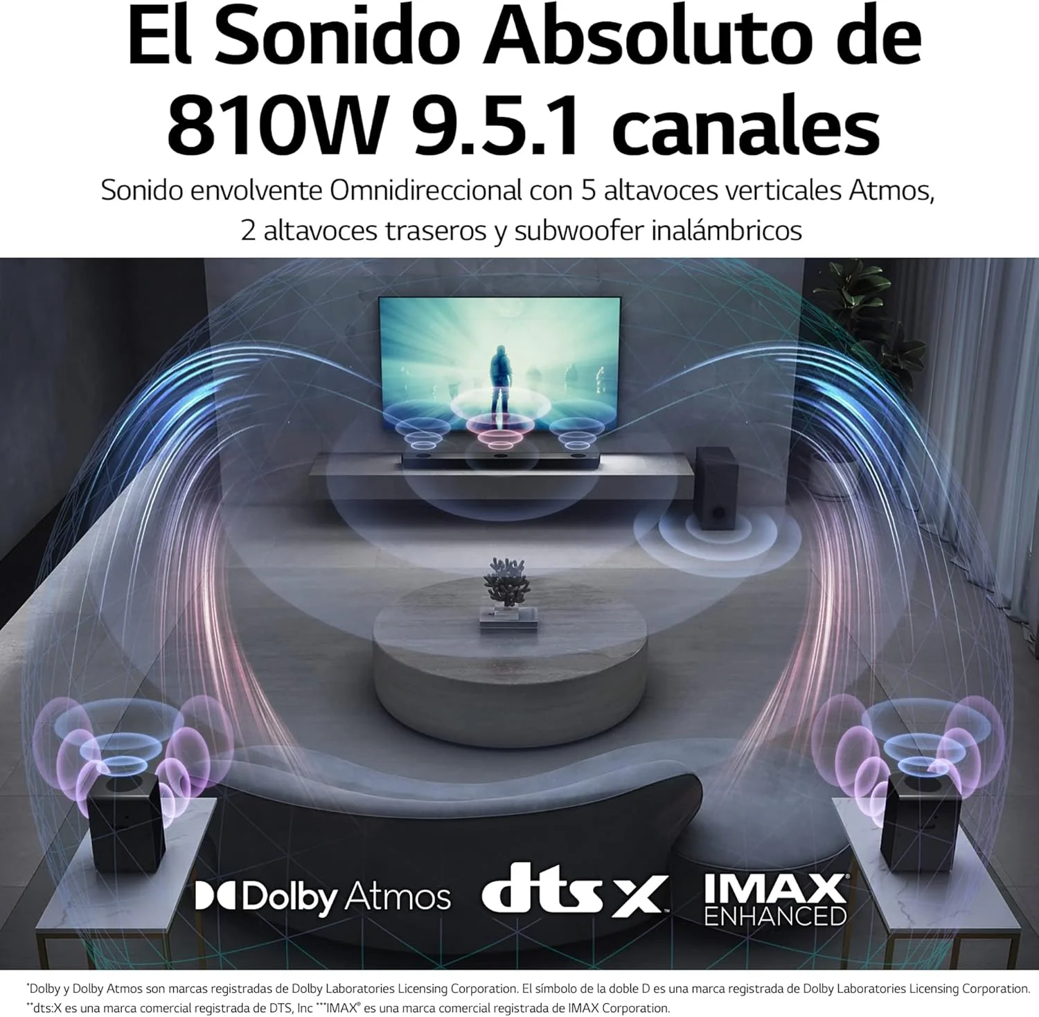 ساندبار هوشمند الجی مدل S95QR با توان 810 وات و 9.1.5 کانال با 5 بلندگوی عمودی Atmos و بلندگوهای پشتی. دارای Dolby Atmos، DST:X و صدای فراگیر IMAX - نقرهای تیره ساندبار هوشمند الجی مدل S95QR با توان 810 وات و 9.1.5 کانال با 5 بلندگوی عمودی Atmos و بلندگوهای پشتی. دارای Dolby Atmos، DST:X و صدای فراگیر IMAX - نقرهای تیره