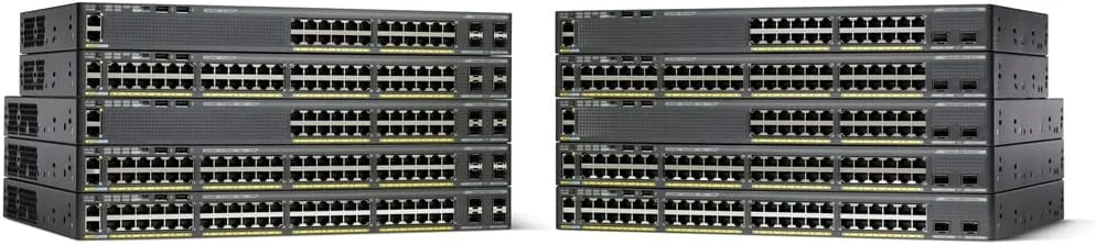 سوییچ شبکه سیسکو کاتالیست 2960X-24TS-L، دارای 24 پورت گیگابیتی اترنت، دو پورت آپلینک 10G SFP+ (WS-C2960X-24TS-L)