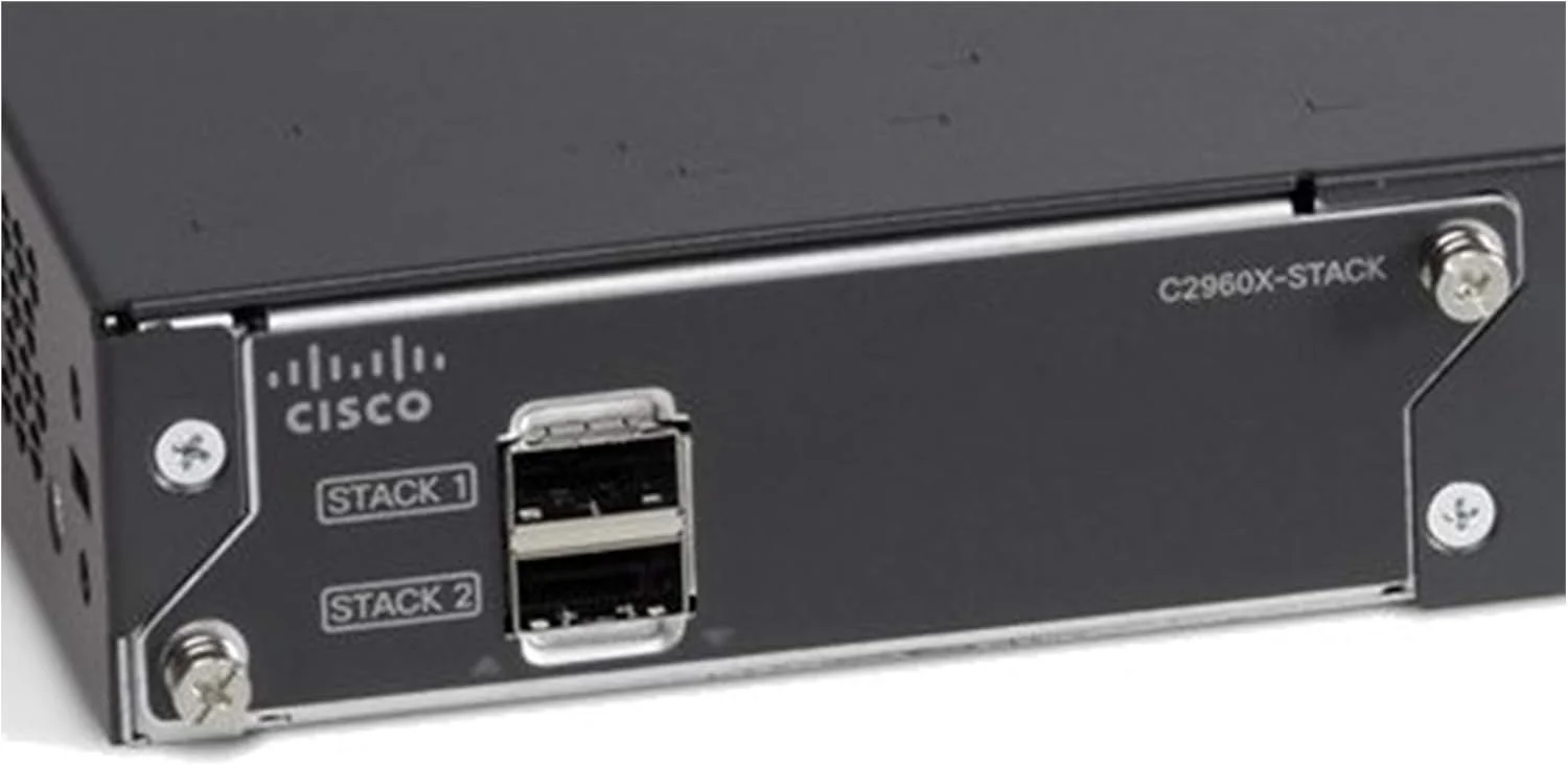 ماژول استک شبکه سیسکو بازسازی شده C2960X-STACK-RF Flexstack-Plus، برای استفاده با سوئیچ های شبکه سیسکو کاتالیست 2960X-24، محدود شده
