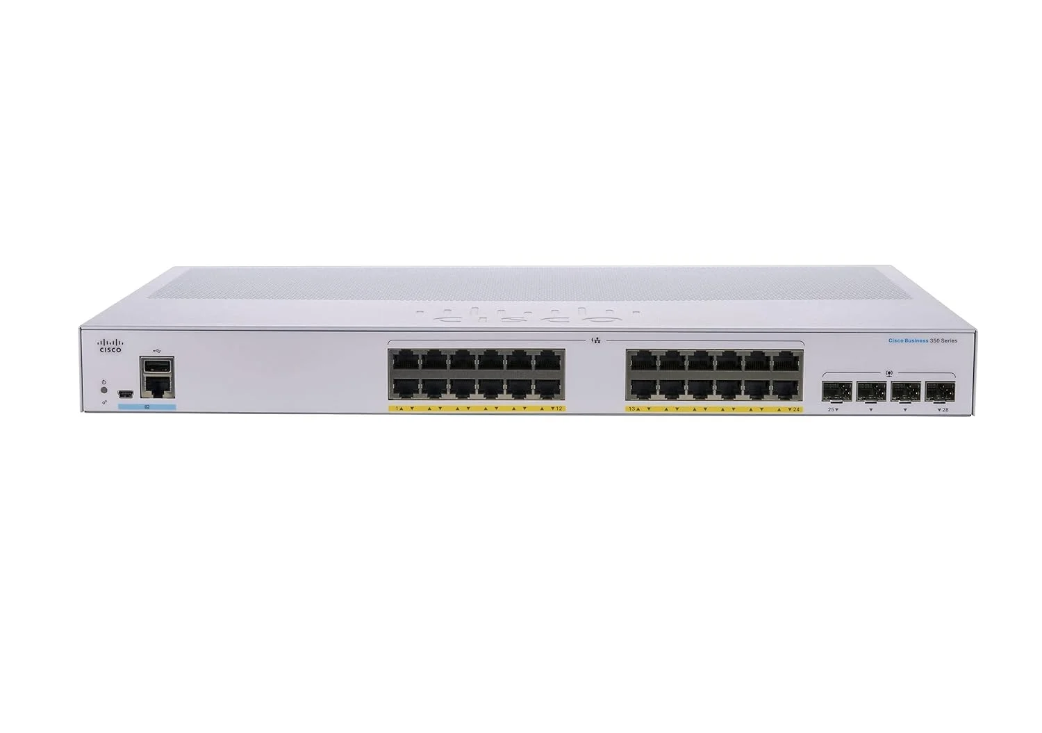 سوییچ مدیریتی سیسکو بیزینس CBS350-24P-4X | 24 پورت GE | PoE | 4x10G SFP+ سوییچ مدیریتی سیسکو بیزینس CBS350-24P-4X | 24 پورت GE | PoE | 4x10G SFP+