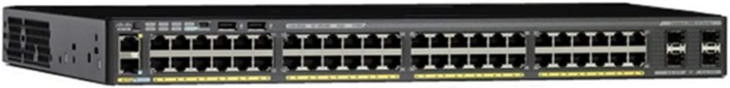 سوئیچ سیسکو WS-C2960X-48FPD-L Catalyst 2960-x 48 پورت گیگابیتی PoE با توان 740 وات و 2 پورت 10G