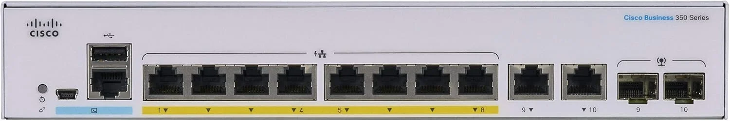 سوئیچ مدیریتی سیسکو بیزینس CBS350-8P-E-2G | 8 پورت GE | PoE | منبع تغذیه اکسترنال | 2x1G Combo سوئیچ مدیریتی سیسکو بیزینس CBS350-8P-E-2G | 8 پورت GE | PoE | منبع تغذیه اکسترنال | 2x1G Combo