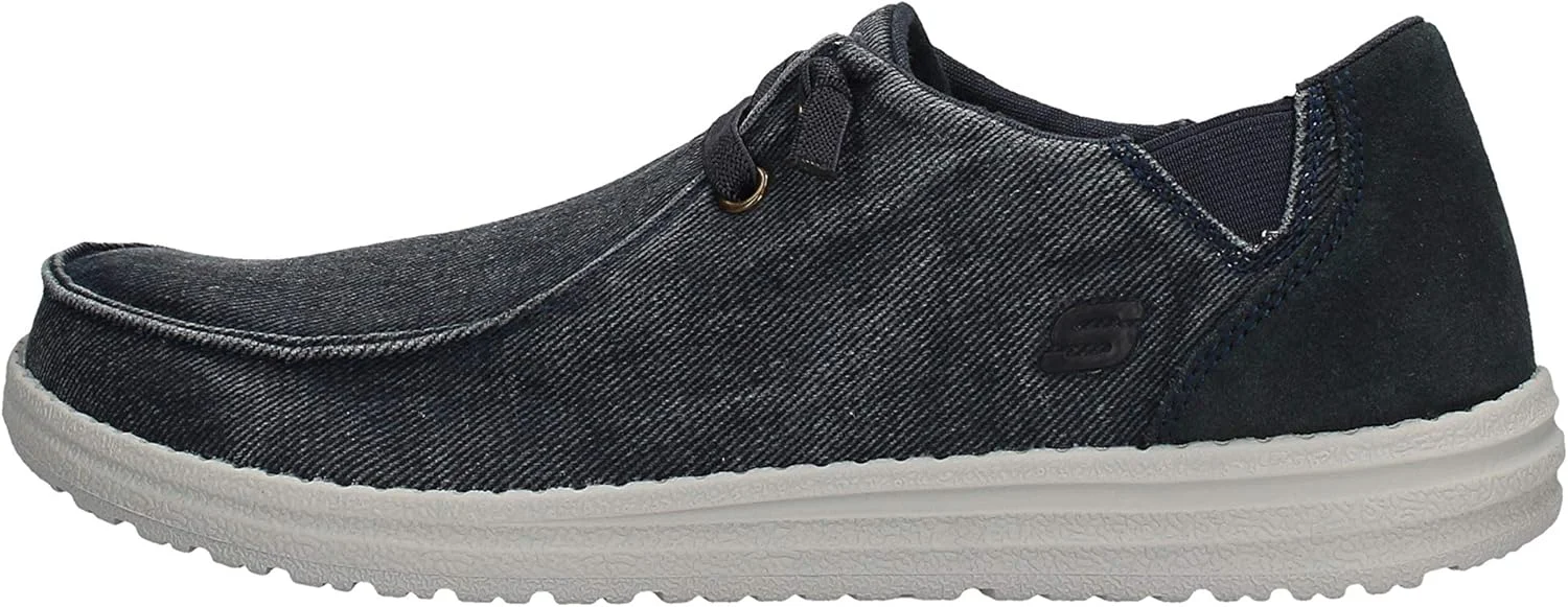 کفش مردانه اسکیچرز مدل MELSON-RAYMON CANVAS SLIP ON