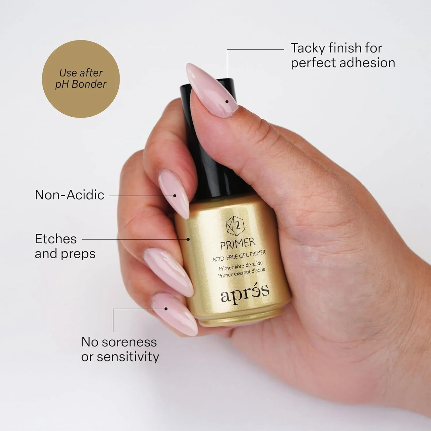 پرایمر ژل غیر اسیدی آپرس 15 میلی لیتر، پرایمر افزایش چسبندگی ناخن ژل ایکس بدون اسید پرایمر ژل غیر اسیدی آپرس 15 میلی لیتر، پرایمر افزایش چسبندگی ناخن ژل ایکس بدون اسید