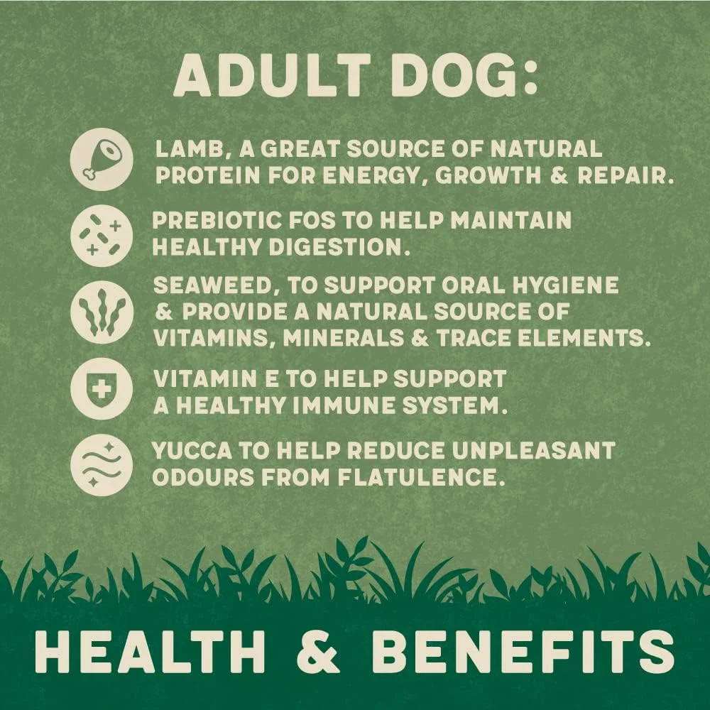 غذای خشک سگ بالغ با طعم بره و برنج هریتونز 4 کیلوگرمی