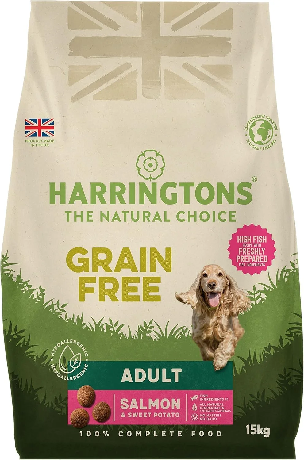 غذای خشک کامل سگ مسن با طعم مرغ و برنج هارینگتونز 12 کیلوگرمی غذای خشک کامل سگ مسن با طعم مرغ و برنج هارینگتونز 12 کیلوگرمی