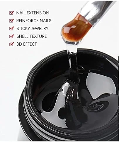 COSLIFESTORE - کیت کامل اکستنشن ناخن ژلی - کیت کاربردی همه کاره با لامپ UV 48 وات - ژل سازنده 50 گرمی - شفاف/صورتی، تاپ کت، بیس کت، بافر، برس و کاردک COSLIFESTORE - کیت کامل اکستنشن ناخن ژلی - کیت کاربردی همه کاره با لامپ UV 48 وات - ژل سازنده 50 گرمی - شفاف/صورتی، تاپ کت، بیس کت، بافر، برس و کاردک