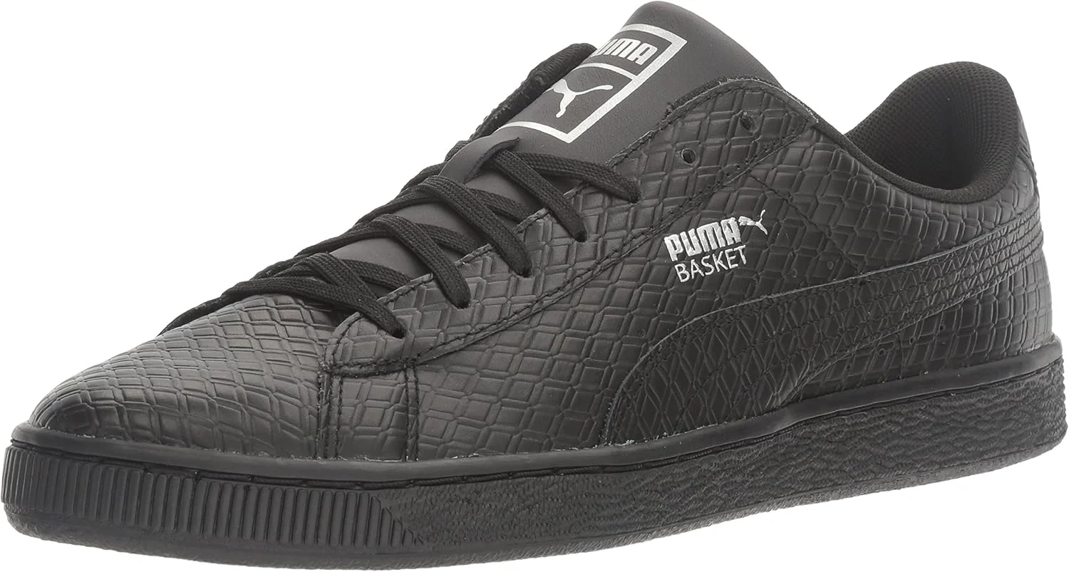 کفش کتانی کلاسیک مردانه پوما مدل Basket، سایز: 5 D(M) US، رنگ: مشکی پوما