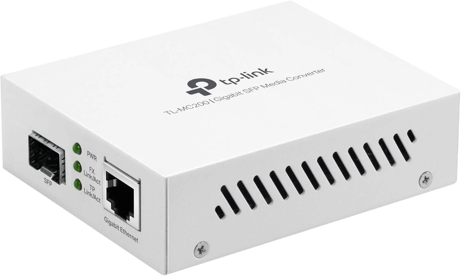 مبدل فیبر به اترنت گیگابیتی TP-Link TL-MC200 | مبدل فیبر به RJ45 | اتصال آسان | بدنه فلزی بادوام | سازگاری گسترده | مذاکره خودکار | دارای گواهینامه UL