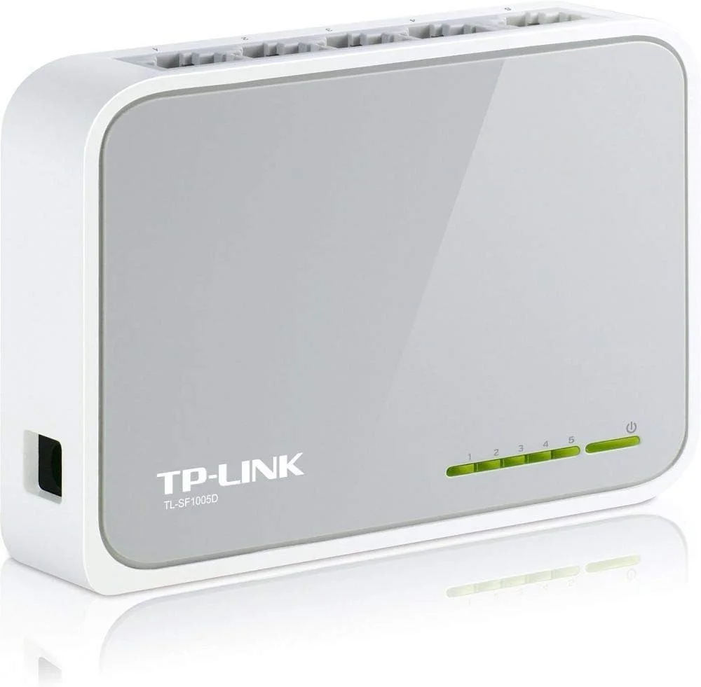 سوییچ 5 پورت 10/100 مگابیت بر ثانیه TP-LINK TL-SF1005D سوییچ 5 پورت 10/100 مگابیت بر ثانیه TP-LINK TL-SF1005D