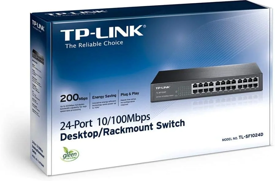 سوییچ 24 پورت 10/100 مگابیت بر ثانیه تی پی-لینک مدل TL-SF1024D