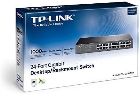 سوئیچ رکمونت 24 پورت گیگابیتی TP-LINK TL-SG1024D سوئیچ رکمونت 24 پورت گیگابیتی TP-LINK TL-SG1024D