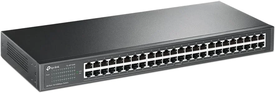 سوئیچ رکمونت 48 پورت 10/100Mbps تی پی-لینک مدل TL-SF1048