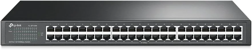 سوئیچ رکمونت 48 پورت 10/100Mbps تی پی-لینک مدل TL-SF1048
