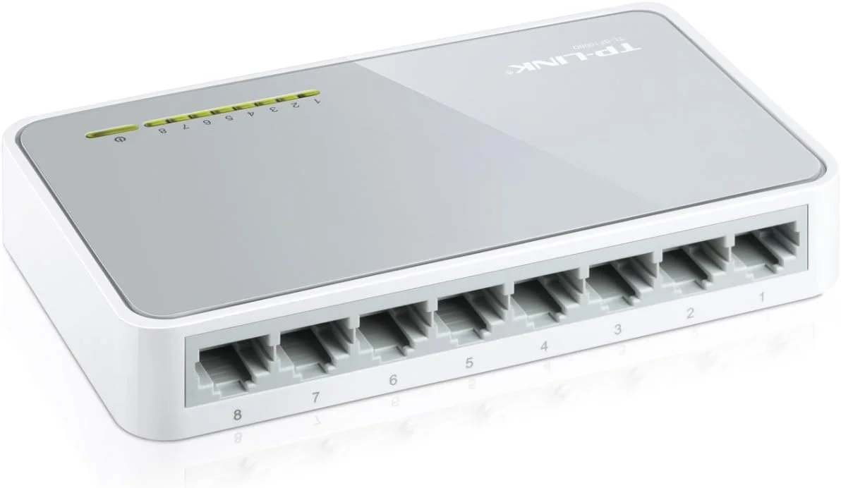سوییچ رومیزی 8 پورت 10/100Mbps تی پی-لینک مدل TL-SF1008D - 2DW2699