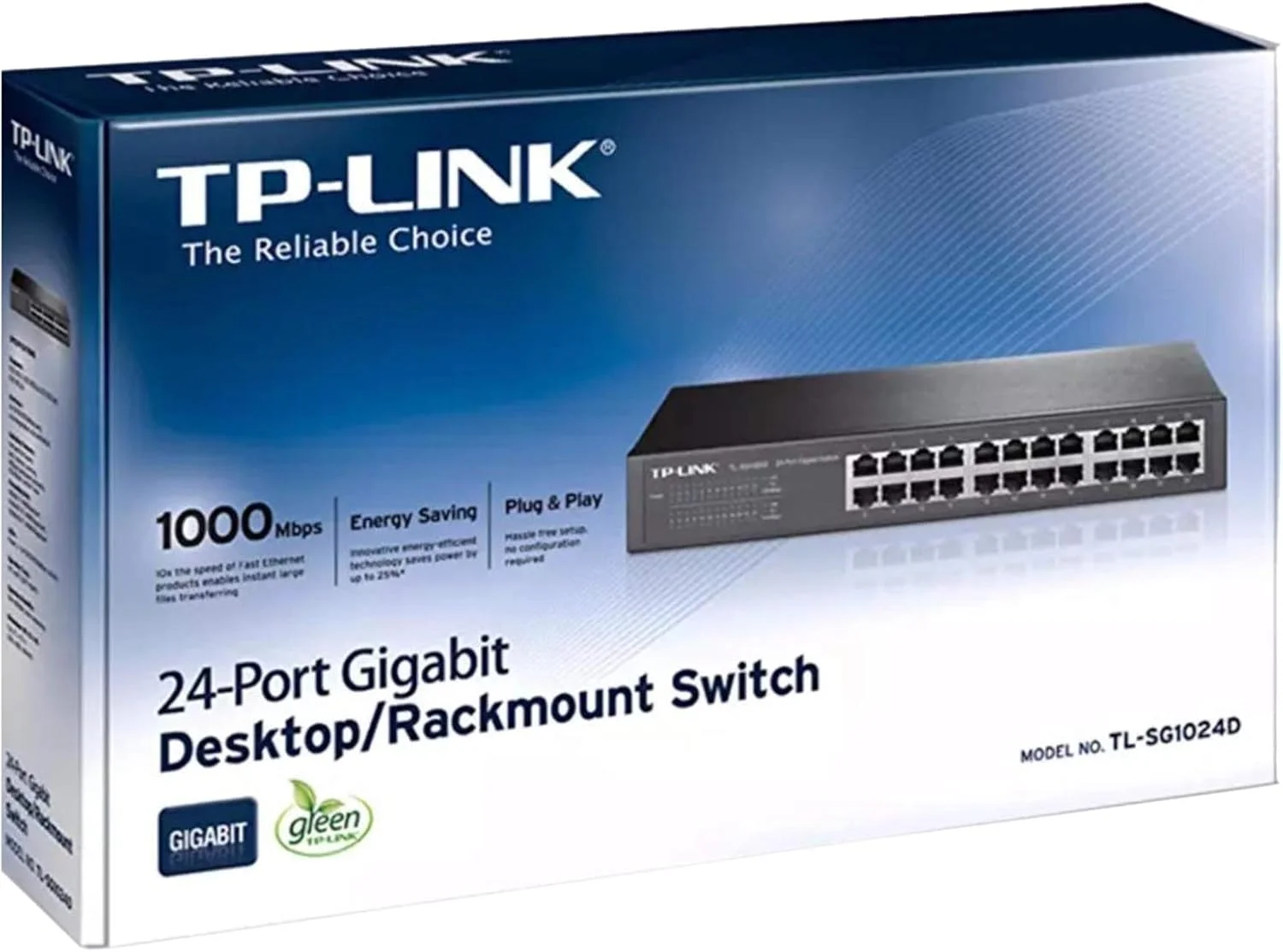 سوئیچ 16 پورت گیگابیتی اترنت تی پی-لینک مدل TL-SG1016D - مشکی
