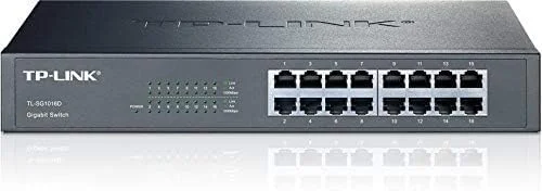 سوییچ رومیزی/رک مونت 16 پورت گیگابیتی تی پی-لینک مدل TL-SG1016D