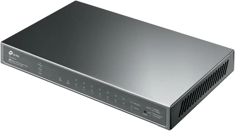 سوئیچ هوشمند 10 پورت TP-Link TL-SG2210P با 8 پورت PoE+ (61 وات، مدیریت ابری مرکزی، یکپارچه در Omada-SDN، پشتیبانی از IPv6، شبکه امن) مشکی سوئیچ هوشمند 10 پورت TP-Link TL-SG2210P با 8 پورت PoE+ (61 وات، مدیریت ابری مرکزی، یکپارچه در Omada-SDN، پشتیبانی از IPv6، شبکه امن) مشکی