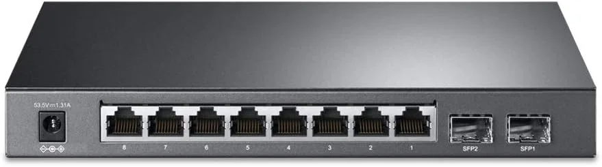 سوئیچ هوشمند 10 پورت TP-Link TL-SG2210P با 8 پورت PoE+ (61 وات، مدیریت ابری مرکزی، یکپارچه در Omada-SDN، پشتیبانی از IPv6، شبکه امن) مشکی سوئیچ هوشمند 10 پورت TP-Link TL-SG2210P با 8 پورت PoE+ (61 وات، مدیریت ابری مرکزی، یکپارچه در Omada-SDN، پشتیبانی از IPv6، شبکه امن) مشکی