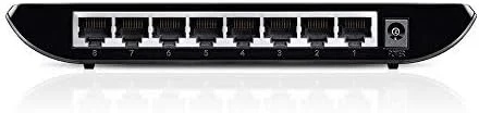 سوییچ شبکه رومیزی 8 پورت تی پی-لینک، مشکی، RJ45، بدنه پلاستیکی سوییچ شبکه رومیزی 8 پورت تی پی-لینک، مشکی، RJ45، بدنه پلاستیکی