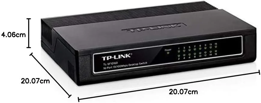 سوییچ رومیزی 16 پورت 10 و 100 مگابیت بر ثانیه تی پی-لینک - TL-SF1016D سوییچ رومیزی 16 پورت 10 و 100 مگابیت بر ثانیه تی پی-لینک - TL-SF1016D