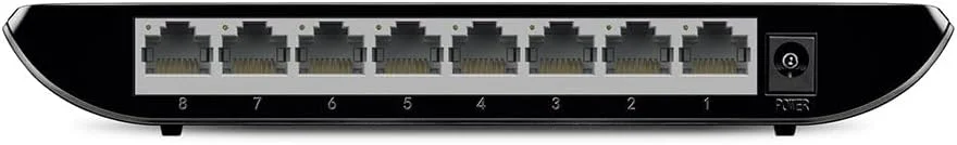 سوییچ شبکه رومیزی 8 پورت تی پی-لینک، مشکی، RJ45، بدنه پلاستیکی سوییچ شبکه رومیزی 8 پورت تی پی-لینک، مشکی، RJ45، بدنه پلاستیکی