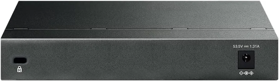 سوییچ گیگابیتی PoE تی‌پی‌لینک TL-SG108PE (مدیریت آسان، 8 پورت مدیریت شده با 4 پورت PoE و توان 55 وات، Plug and Play، رومیزی، فلزی، مطابق با استاندارد IEEE 802.3af)